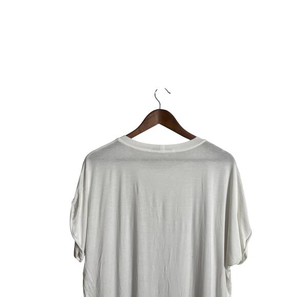 Mika Jaymes Modal Tack Sleeve White Mens Large NWOT - Picture 3 of 11